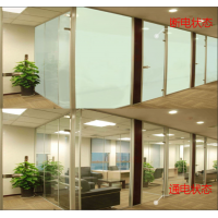 夹层调光玻璃5+5普白雾化 超白电控玻璃 变色玻璃厂家可施工