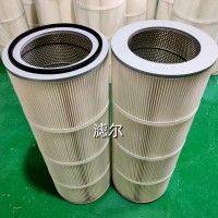 350*900东丽防静电覆膜除尘滤筒喷砂室粉尘滤芯