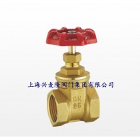 上海兴麦隆 黄铜闸阀螺纹连接 手动闸阀