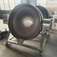 全自动搅拌可倾式夹层锅 电加热卤味蒸煮锅燃气蒸锅