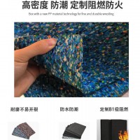 定制5厚聚氨酯橡胶隔音垫酒店学校专用浮筑楼板减震垫