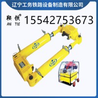 　黄石鞍铁YLS-600液压钢轨拉伸机轨道工程拉伸器材报价